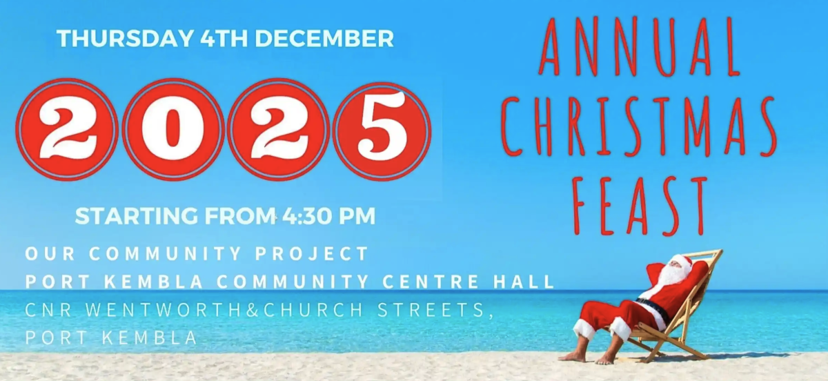 Banner for Christmas event